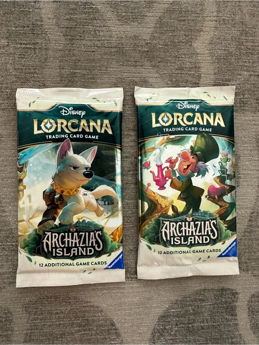 Disney Lorcana trading cards 2 packs